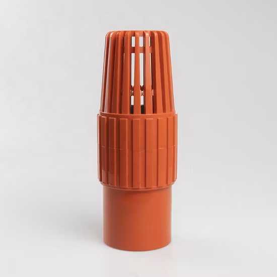 Pntek Materiale idraulico PVC Plastica PP Valvola a sfera Valvola di fondo da 2 pollici per irrigazione agricola agricola